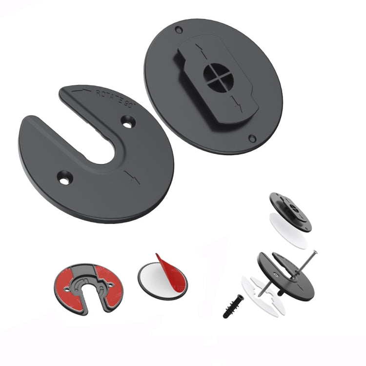 Supporto da parete per tablet e router con montaggio doppio