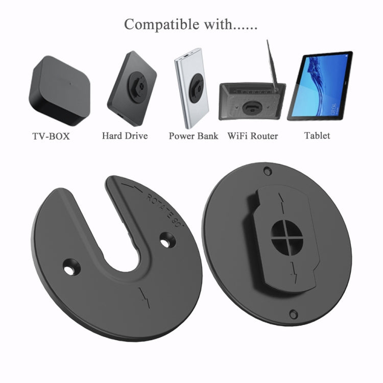 Supporto da parete per tablet e router con montaggio doppio