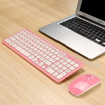 Set tastiera e mouse wireless silenziosi per PC