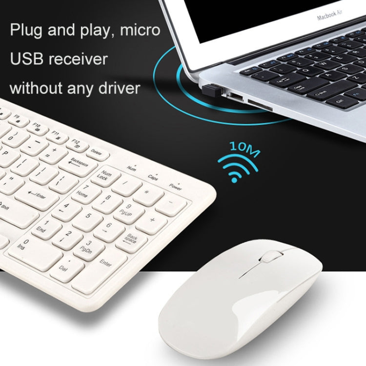 Set tastiera e mouse wireless silenziosi per PC