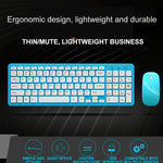 Set tastiera e mouse wireless silenziosi per PC
