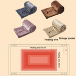 Coperta elettrica portatile USB 5V 100x80-180x80 cm