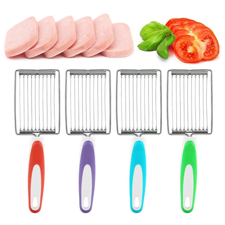 Affettatrice carne e frutta in acciaio inox antiscivolo