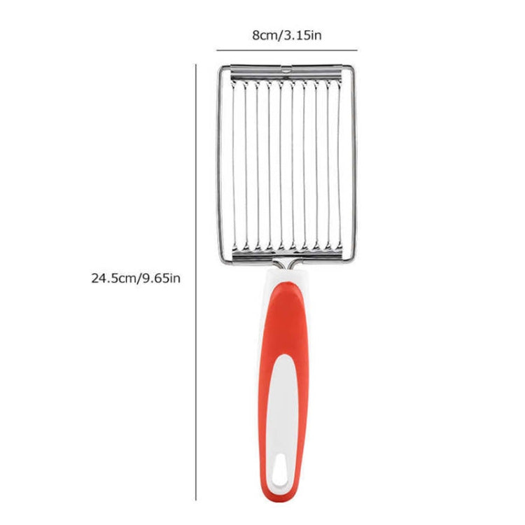 Affettatrice carne e frutta in acciaio inox antiscivolo