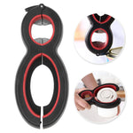 Apriscatole multifunzione 6 in 1 in plastica ABS 15cm