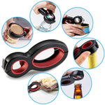 Apriscatole multifunzione 6 in 1 in plastica ABS 15cm