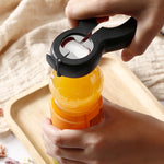 Apriscatole multifunzione 6 in 1 in plastica ABS 15cm