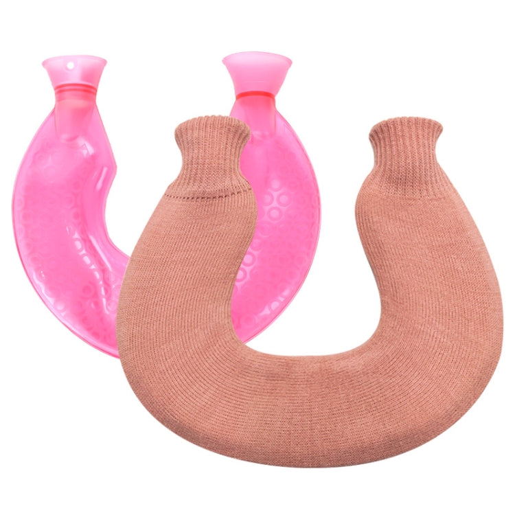 Borsa acqua calda in PVC a forma di U 1,4 litri