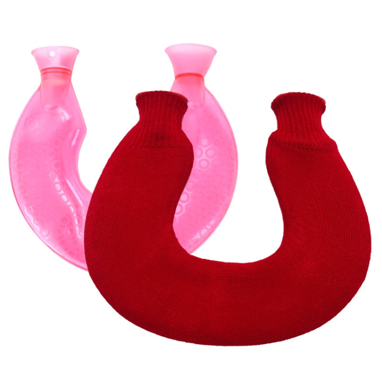 Borsa acqua calda in PVC a forma di U 1,4 litri