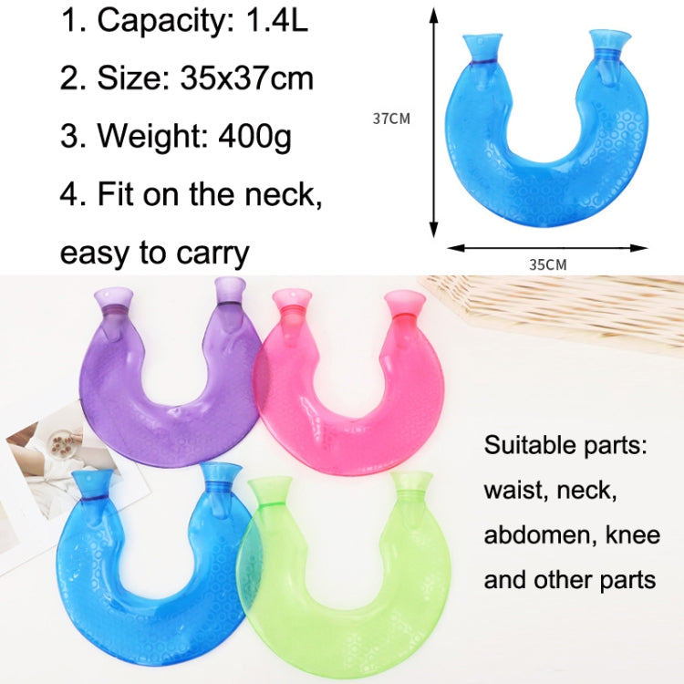 Borsa acqua calda in PVC a forma di U 1,4 litri