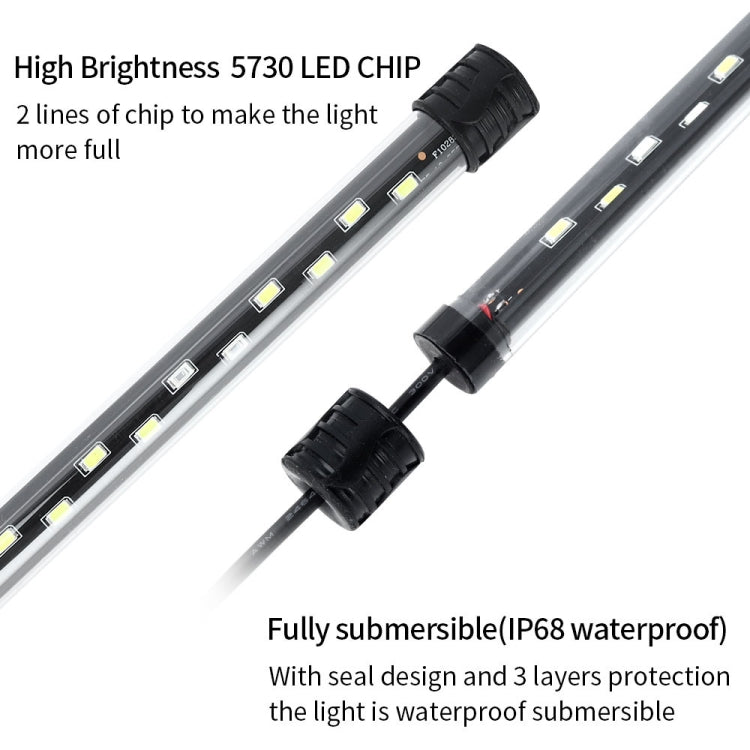 Luce LED subacquea per acquario 90-260V 4-12W