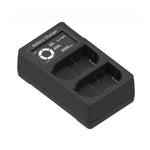 Caricabatteria per fotocamera SLR a doppia carica LCD USB