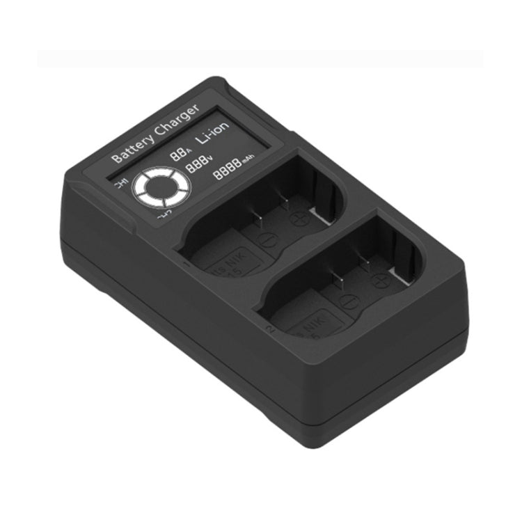Caricabatteria per fotocamera SLR a doppia carica LCD USB