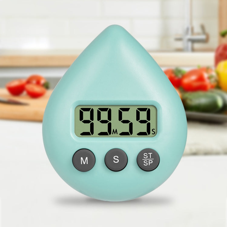 Timer elettronico a goccia d'acqua per studio e cucina