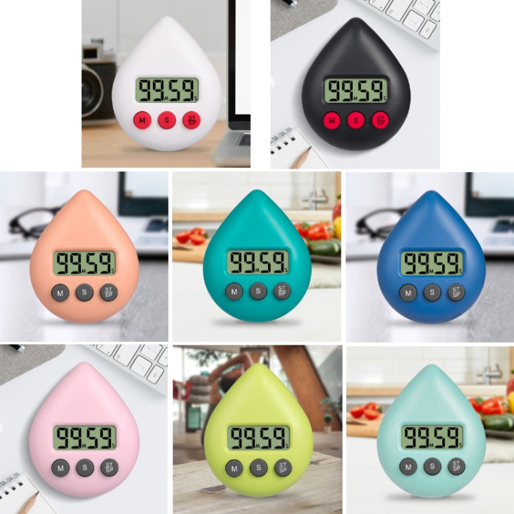 Timer elettronico a goccia d'acqua per studio e cucina