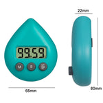 Timer elettronico a goccia d'acqua per studio e cucina