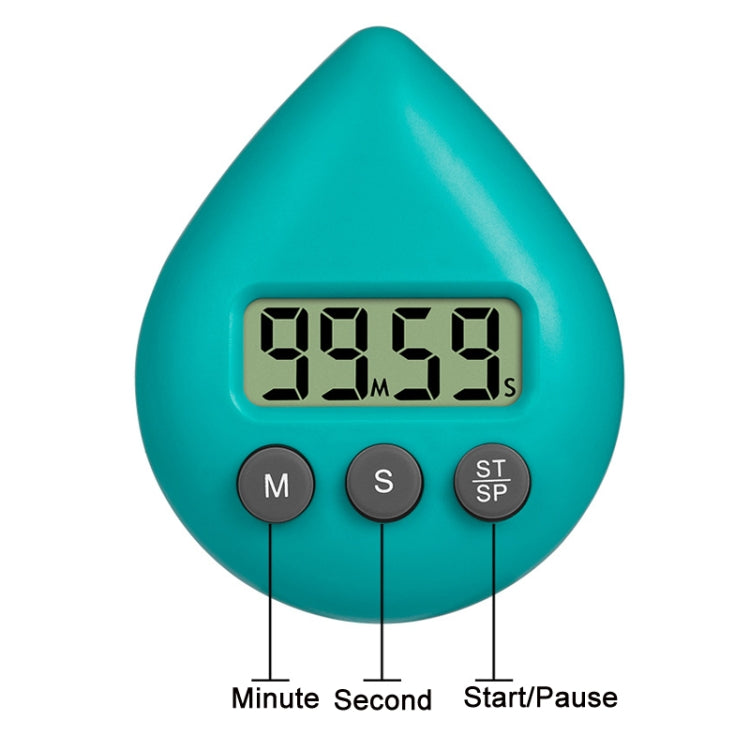 Timer elettronico a goccia d'acqua per studio e cucina