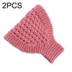 2 pezzi Fascia per capelli lavorata a maglia colorata