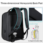 Zaino impermeabile in ABS con porta USB per laptop 16"