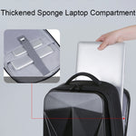 Zaino impermeabile in ABS con porta USB per laptop 16"