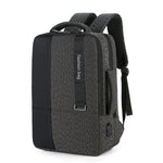 Zaino grande capacità con ricarica USB per laptop 15,6"