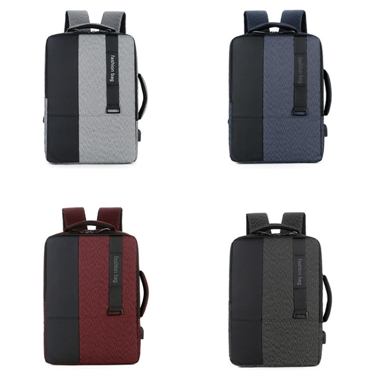 Zaino grande capacità con ricarica USB per laptop 15,6"