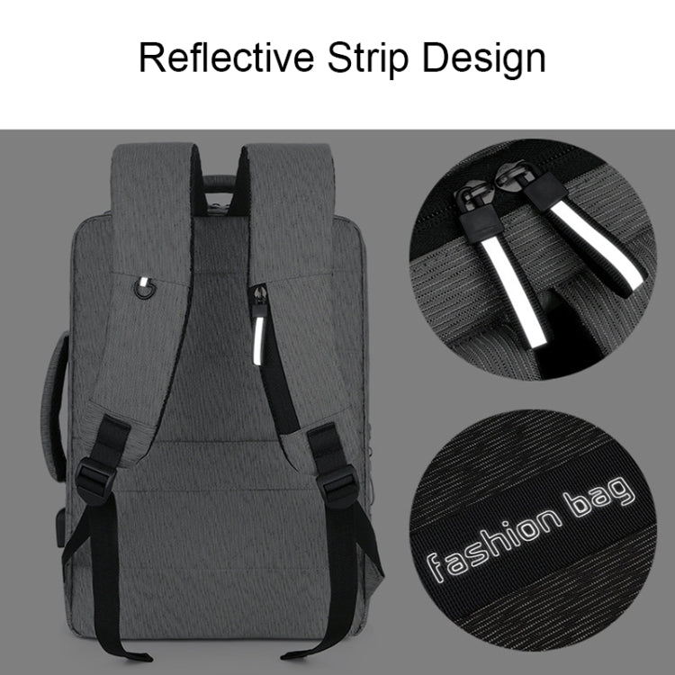 Zaino grande capacità con ricarica USB per laptop 15,6"