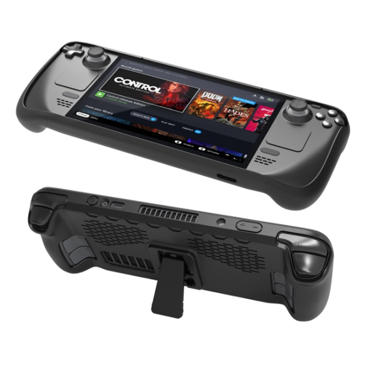Custodia in TPU per Steam Deck con adesivo pulsante touchpad