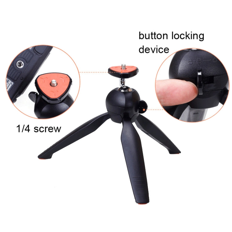 YUNTENG 228 Mini Treppiede Fotocamera Desktop Live Staffa Cellulare Selfie Frame, YUNTENG 228