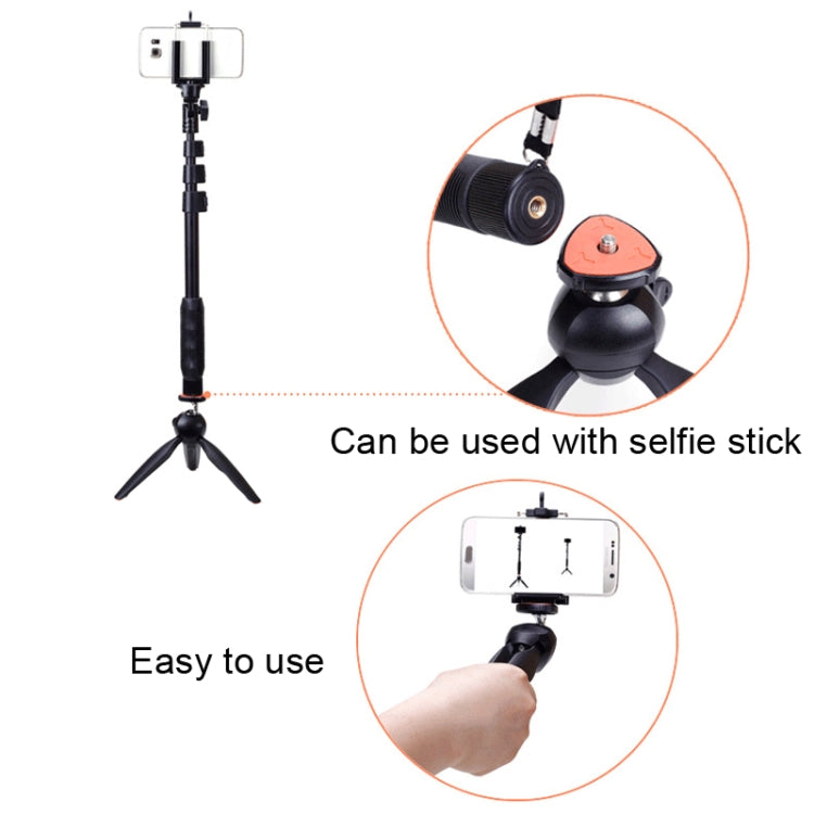 YUNTENG 228 Mini Treppiede Fotocamera Desktop Live Staffa Cellulare Selfie Frame, YUNTENG 228