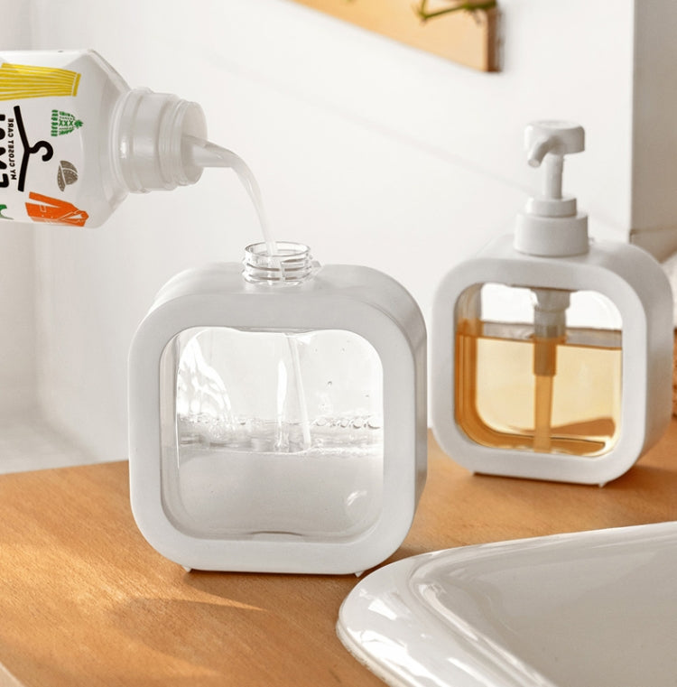 Flacone dosatore trasparente per disinfettante 300ml e 500ml