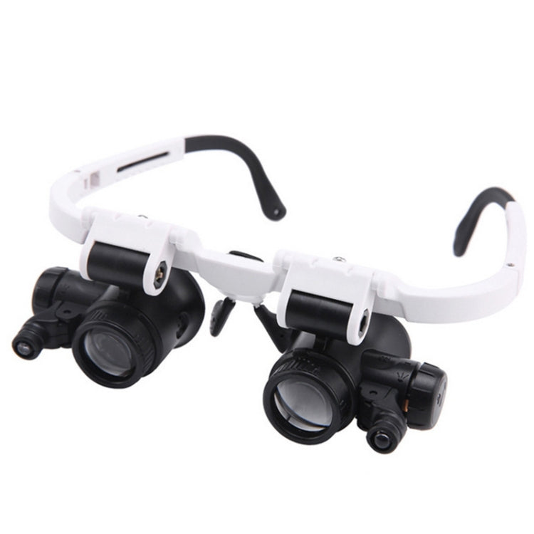 Lente d’ingrandimento da testa 8x, 15x e 23x con 2 LED