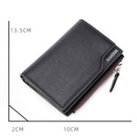 Portafoglio corto uomo con cerniera multi-card BEEDOVR 9902