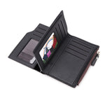 Portafoglio corto uomo con cerniera multi-card BEEDOVR 9902