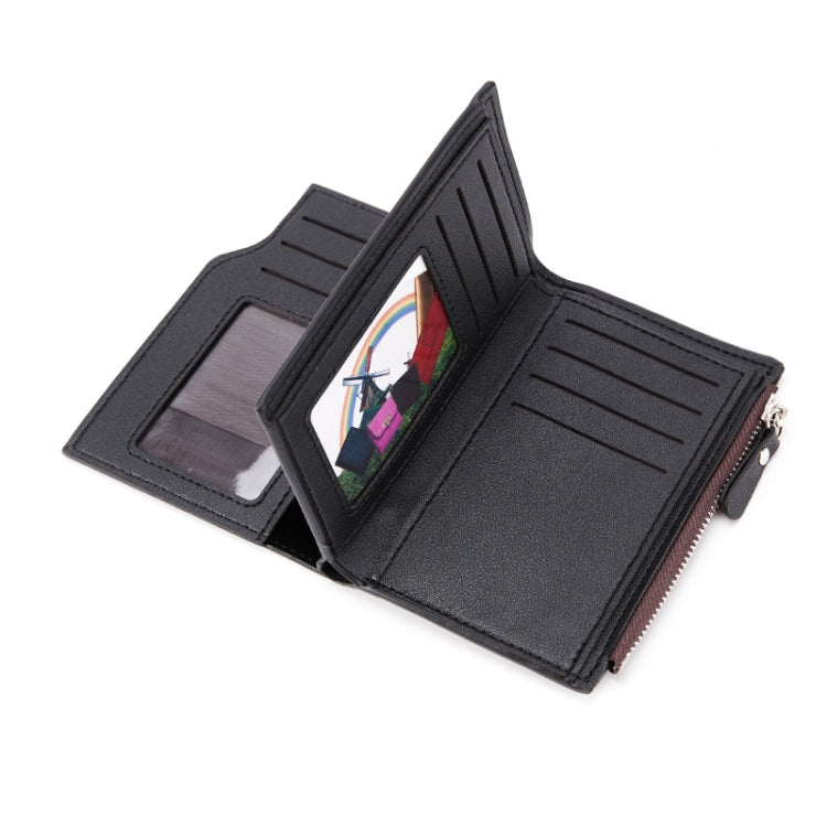 Portafoglio corto uomo con cerniera multi-card BEEDOVR 9902