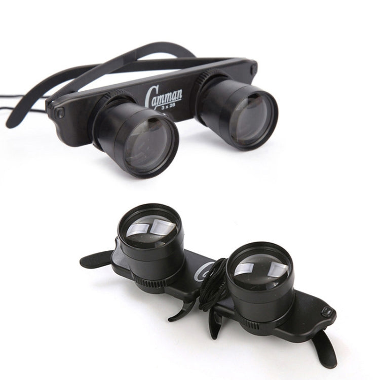 Binocolo da pesca Camman 3x28 con messa a fuoco regolabile