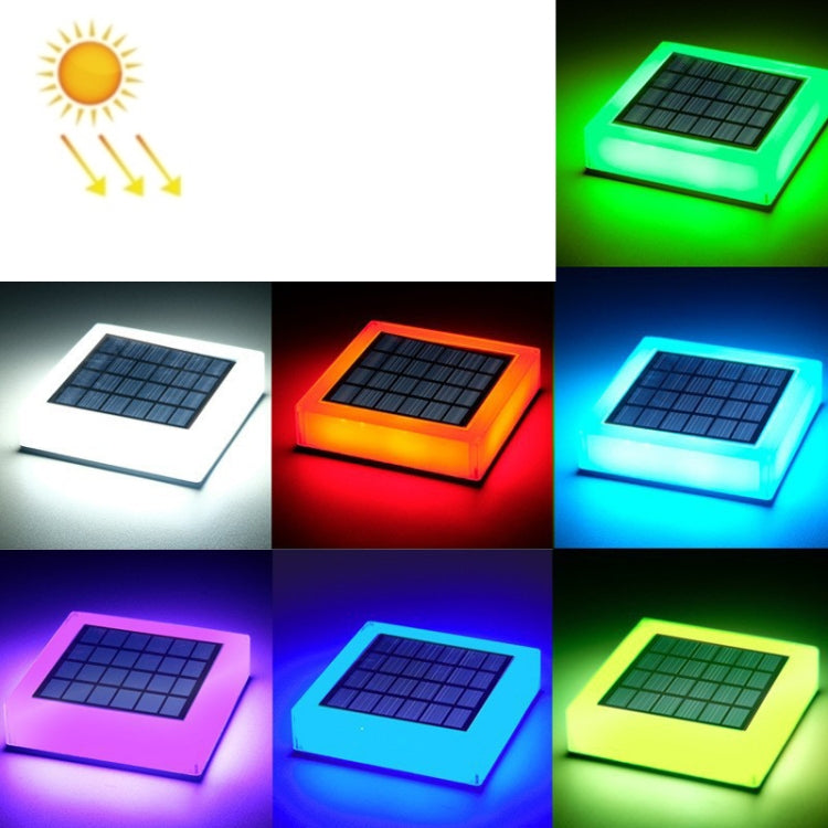 Lampada solare da giardino IP68 con 7 colori LED