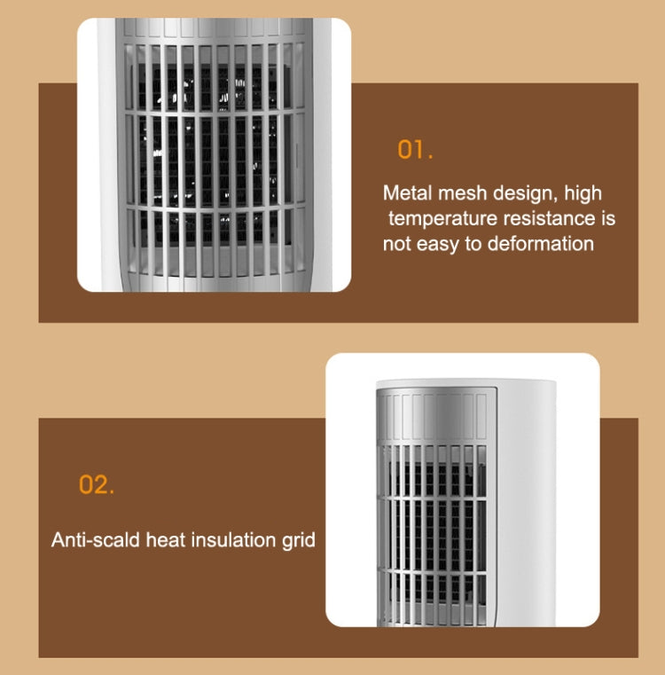 Riscaldatore elettrico 1200W con protezione sicurezza