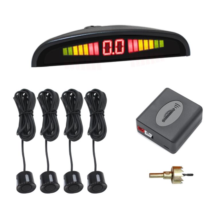 Sistema sensori parcheggio con display LCD e allarme acustico