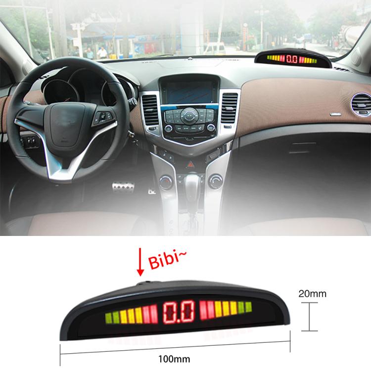 Sistema sensori parcheggio con display LCD e allarme acustico