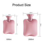 Borsa acqua calda in PVC 1000ml con rivestimento termico