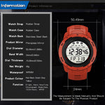 SYNOKE 9811 Orologio sportivo con schermo luminoso