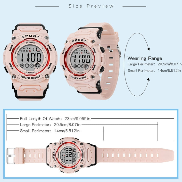 SYNOKE 9810 Orologio sportivo multifunzione luminoso