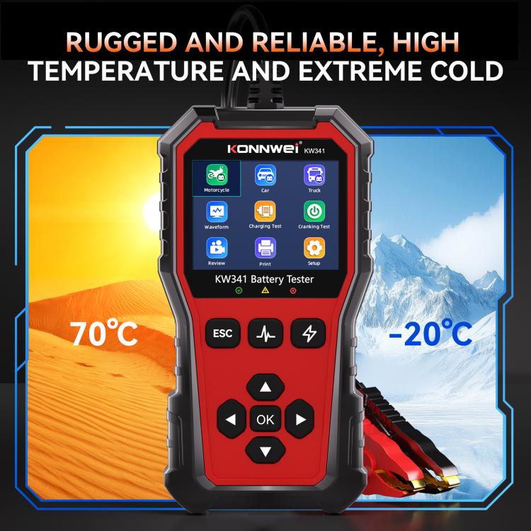 Lettore codici motore OBDII KW341 diagnostica auto