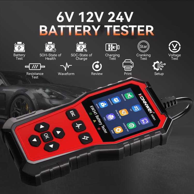 Lettore codici motore OBDII KW341 diagnostica auto