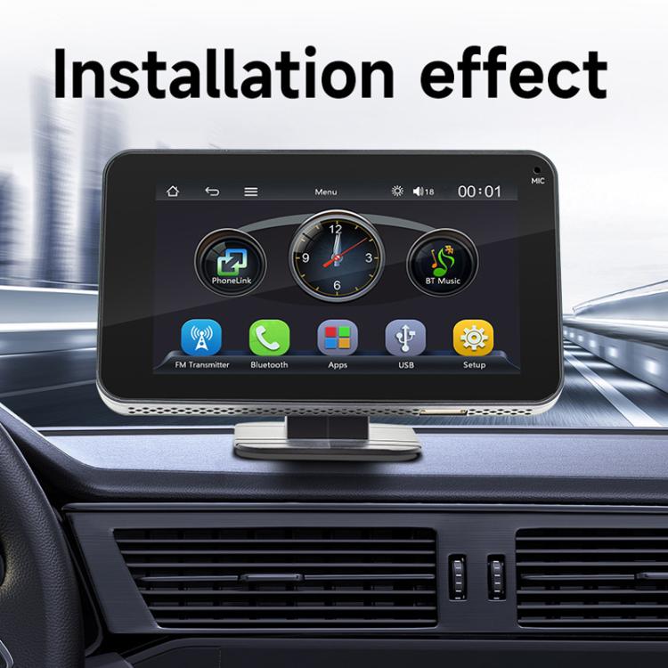 Riproduttore wireless schermo 4,7" con CarPlay e Android Auto
