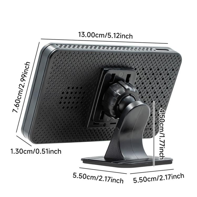 Riproduttore wireless schermo 4,7" con CarPlay e Android Auto