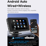 Riproduttore wireless schermo 4,7" con CarPlay e Android Auto