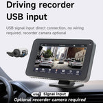 Riproduttore wireless schermo 4,7" con CarPlay e Android Auto