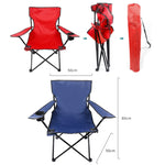 Sedia da spiaggia portatile con schienale e borsa